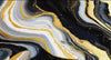 Pannello Adesivo Effetto Marmo Nero Fluido Venato Oro Bianco 120x300cm Pareti Paraschizzi