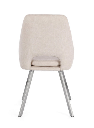 Sedia "Kashar" con struttura in compensato, per arredo interno 45 x 49,5 x h 85 cm