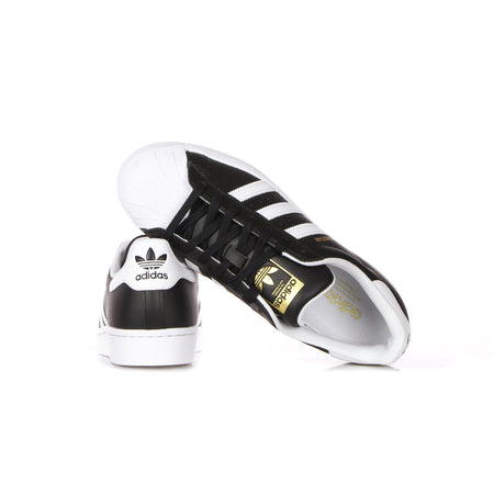 Adidas Scarpa Bassa Uomo Superstar Core Black/cloud White/gold Metallic da uomo