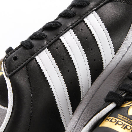 Adidas Scarpa Bassa Uomo Superstar Core Black/cloud White/gold Metallic da uomo