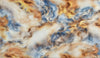 Pannello Adesivo Effetto Marmo Sfumato Blu Oro Bianco 120x300cm Pareti Paraschizzi Stanza
