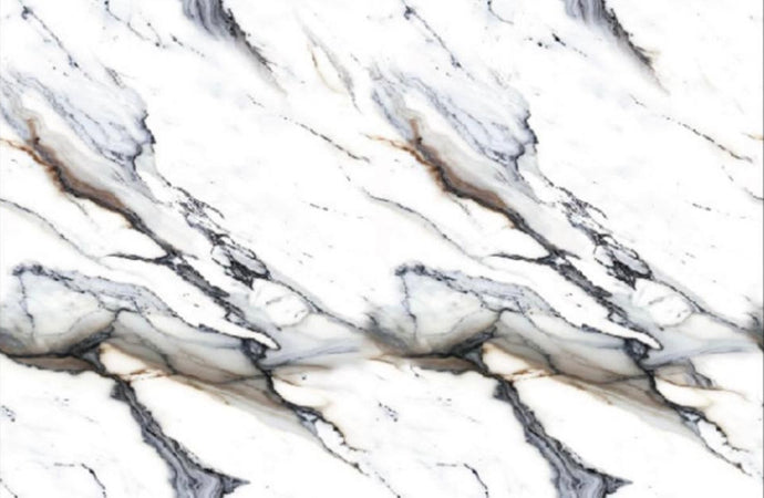 Pannello Adesivo Effetto Marmorizzato Venato Lucido 120x300 Cm Pareti Paraschizzi Stanza