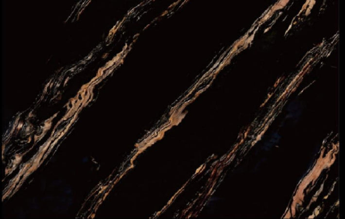 Pannello Adesivo Effetto Marmo Nero Con Venature 120x300cm Per Pareti Paraschizzi Stanza