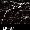 Pannello Adesivo Effetto Marmo Nero Con Venature Bianche 120x300cm Per Pareti Paraschizzi