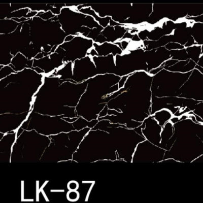 Pannello Adesivo Effetto Marmo Nero Con Venature Bianche 120x300cm Per Pareti Paraschizzi