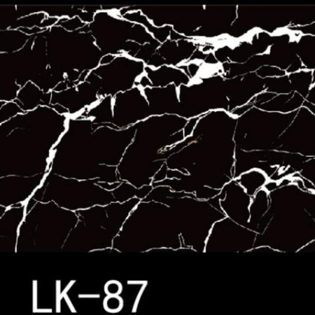 Pannello Adesivo Effetto Marmo Nero Con Venature Bianche 120x300cm Per Pareti Paraschizzi