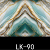 Pannello Adesivo Effetto Marmo Venature Bianco Oro Turchese Verde Acqua 120x300cm Pareti