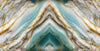 Pannello Adesivo Effetto Marmo Venature Bianco Oro Turchese Verde Acqua 120x300cm Pareti
