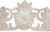 Biscottini Sopraporta in legno finitura bianco anticato L98xPR4xH33 cm Made in Italy