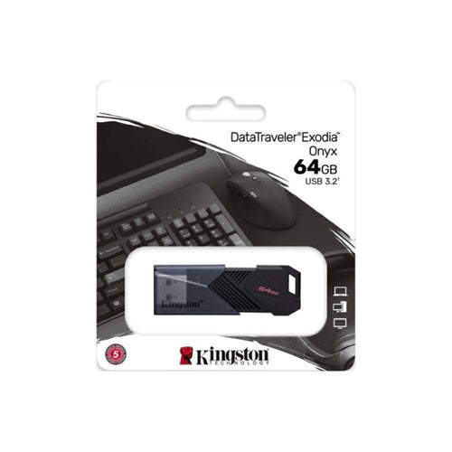 Kingston Pendrive usb-a 3.2 64gb dtxon/64gb Nero