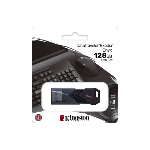 Kingston Pendrive usb-a 3.2 128gb dtxon/128gb Nero