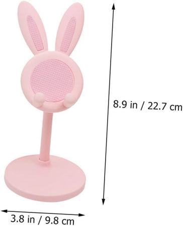 Supporto Per Telefono Cellulare Forma Di Coniglietto Treppiede Portatile In Plastica