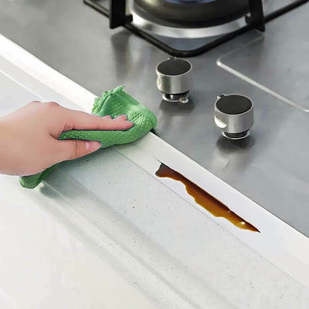 Nastro Sigillante Pieghevole Impermeabile Antimuffa Per Bagno Cucina 3.4 Mt Bianco