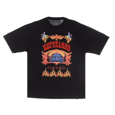 VISION OF SUPER Maglietta Uomo Superland Print Tee Black da uomo