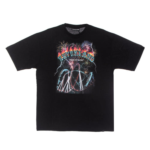 VISION OF SUPER Maglietta Uomo Rides Print Tee Black da uomo
