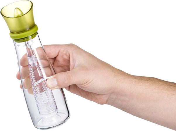 Oliera Con Infusore In Vetro Verde Capacità Da 250 Ml Per Condire Alimenti Cucina