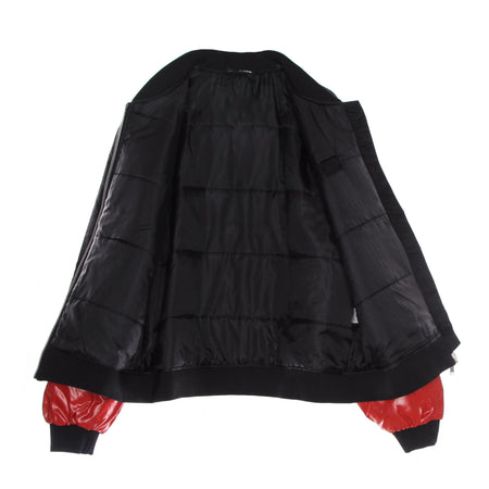 VISION OF SUPER Giubbotto Bomber Uomo Red Flames Bomber Black/red da uomo