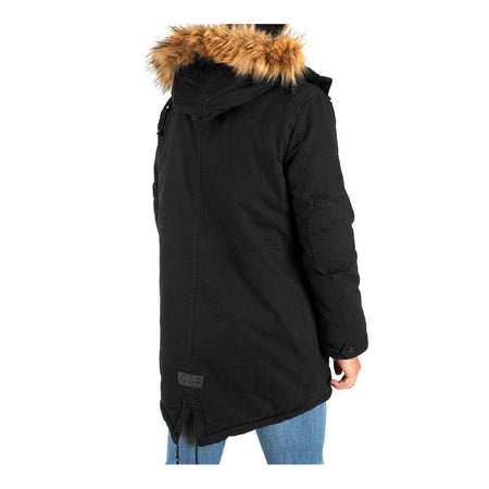 Canadian Peak Giubbotto Parka Uomo Canareak Men Nero con Cappuccio