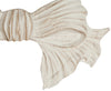 Biscottini Decoro a forma di fiocco in legno finitura bianco anticato L22xPR3xH12 cm Made in Italy