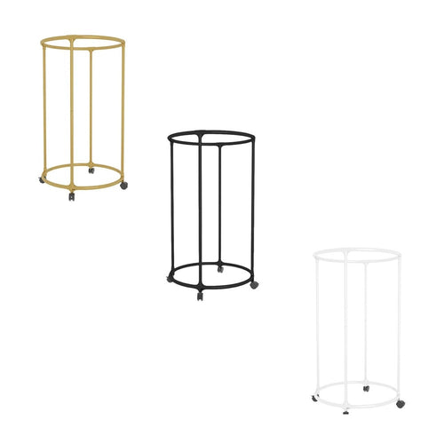 Telaio Circolare Tondo Con Ruote 360° Supporto Rotante Per Negozio Abbigliamento