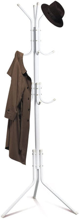 Appendiabiti Indipendente Con 12 Ganci Multiuso Per Ombrelli Borse Giacche 170 X 42 Cm