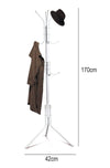 Appendiabiti Indipendente Con 12 Ganci Multiuso Per Ombrelli Borse Giacche 170 X 42 Cm