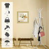 Appendiabiti Indipendente Con 12 Ganci Multiuso Per Ombrelli Borse Giacche 170 X 42 Cm