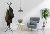 Appendiabiti Indipendente Con 12 Ganci Multiuso Per Ombrelli Borse Giacche 170 X 42 Cm