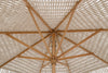 Ombrellone Macrame con struttura in legno di faggio, palo da ø 250 cm