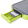 Mandolina Tagliere 6 In 1 Con Lame Ultra Resistenti Design Compatto Verde Grigio Cucina
