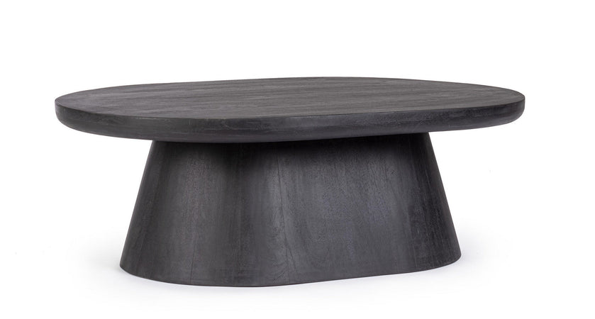 Tavolino "Fuji" struttura in legno di mango per arredamento