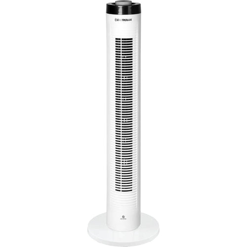 Ventilatore A Colonna Regolabile Bianco 45 W 3 Velocità Oscillazione Orizzontale Maniglia