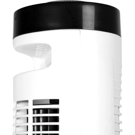 Ventilatore A Colonna Regolabile Bianco 45 W 3 Velocità Oscillazione Orizzontale Maniglia