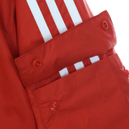 Adidas Giacca a Vento Uomo 3 Stripes Classic Adicolor Windbreaker Red da uomo