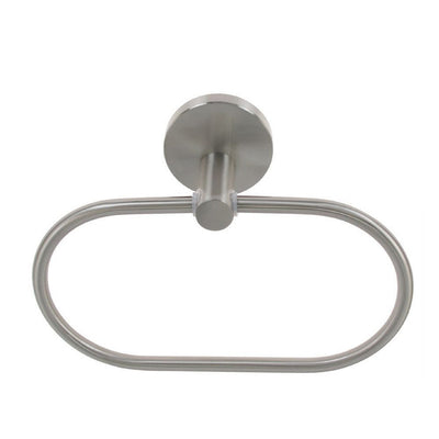 Porta Asciugamani Ad Anello In Acciaio Satinato Accessori Da Bagno Portasciugamano 87910