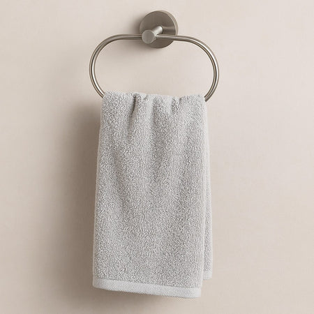 Porta Asciugamani Ad Anello In Acciaio Satinato Accessori Da Bagno Portasciugamano 87910