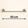 Porta Asciugamani Lungo Da 40 Cm In Acciaio Satinato Accessorio Arredo Bagno 87911