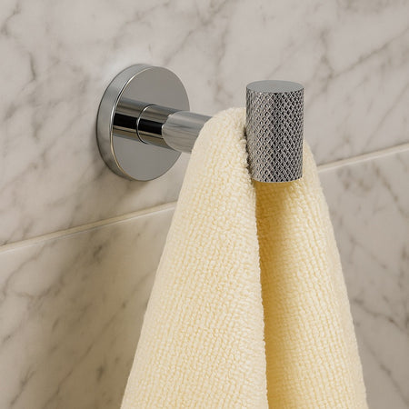 Appendino Gancio Per Accappatoio Asciugamani In Acciaio Accessorio Arredo Bagno 87914