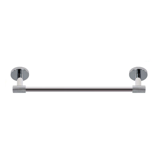 Porta Asciugamani Lungo Da 40 Cm In Acciaio Cromato Accessorio Per Arredo Da Bagno 87922