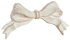 Biscottini Decoro a forma di fiocco in legno finitura bianco anticato L21xPR2xH9 cm Made in Italy