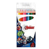 Set 12 Pastelli Matite Colorate Colori Avengers Disegno Scuola Bambini Cancelleria 955654