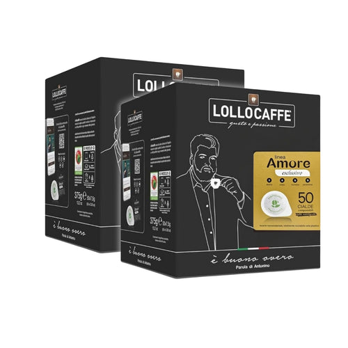 Lollo caffè linea amore gusto esclusivo 50 cialde miscela oro