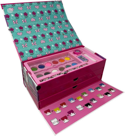 Set Da Colorare Valigetta Con Colori Bambine Minnie Cassetti Kit Disegno Pittura 951724