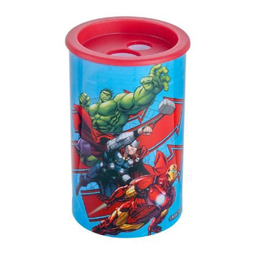 Temperamatite Rotondo A 2 Fori Avengers Con Serbatoio Per Scuola Casa Bambini 961167
