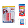 Temperamatite Rotondo A 2 Fori Spidey Con Serbatoio Per Scuola Casa Bambini 961235
