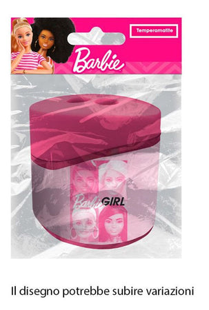 Temperamatite Ovale A 2 Fori Con Serbatoio Barbie Cancelleria Scuola Bambine 960436