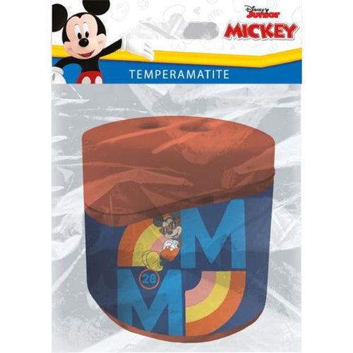 Temperamatite Ovale A 2 Fori Con Serbatoio Topolino Cancelleria Scuola Bambini 960450