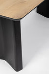 Tavolo Stanwood in MDF impiallacciato rovere, 190 x 90 x 77h cm