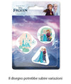 Kit Gomme Per Cancellare 3pz Sagomate Tema Frozen Cancelleria Per Bambine Scuola 953674