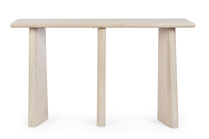 Consolle "Zacatecas" con struttura in legno di mango, da 130 x 40 x 75h cm